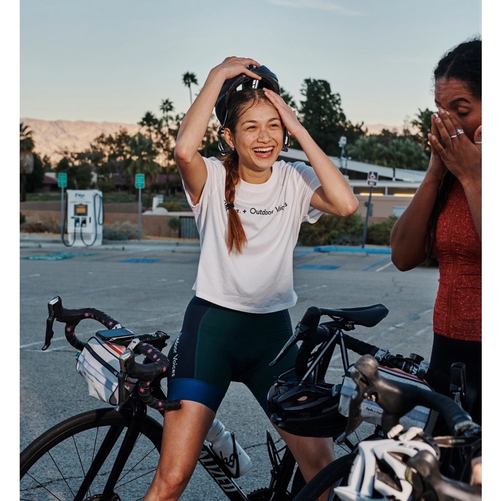 Cropped Rapha t-shirt